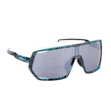 Óculos Shimano Lesath Tortoiseshell Blue & Silver Mirror | Nauticmar
