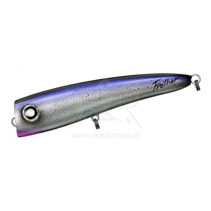 Amostra Daiwa Saltiga Frother LI 170F 70g Purple Kahawai | Nauticmar