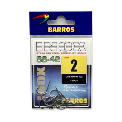 Anzóis Barros Inox SS-42 Nº2 | Nauticmar