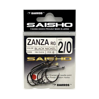Anzóis Barros Saisho Zanza RG BN Nº2/0 | Nauticmar