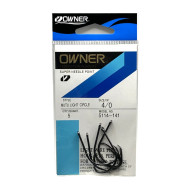 Anzóis Owner 5114 Mutu Light Circle Nº4/0 | Nauticmar