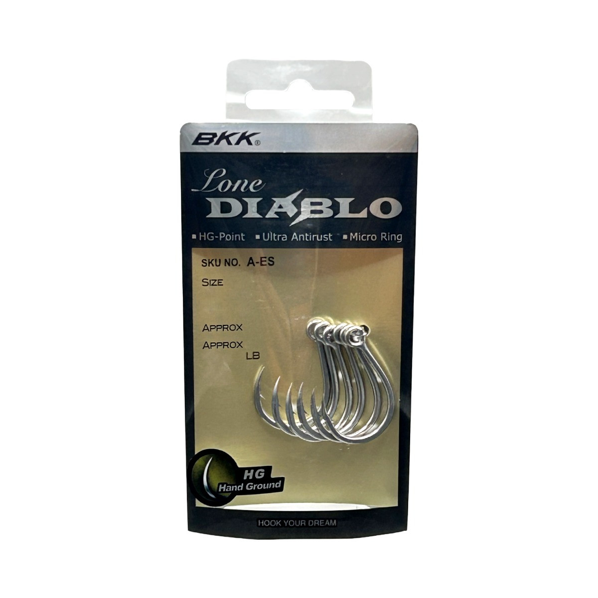 Anzóis BKK Lone Diablo BT Nº1/0 | Nauticmar