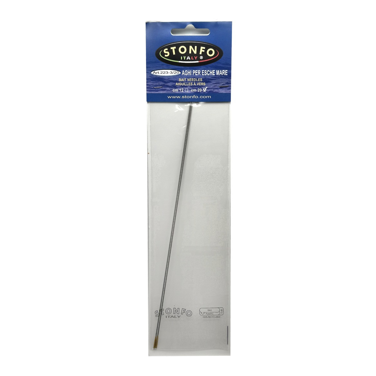 Agulha Stonfo 223-3/20 20cm 1.0mm 2un | Nauticmar