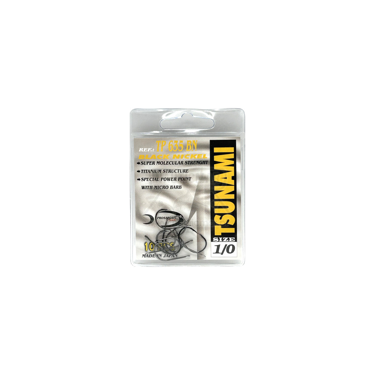 Anzóis Prosargos Tsunami 635 BN Nº1 12un | Nauticmar