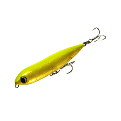 Amostra Owner Zip'N Ziggy 80mm 7.5g 12 Chartreuse Back | Nauticmar