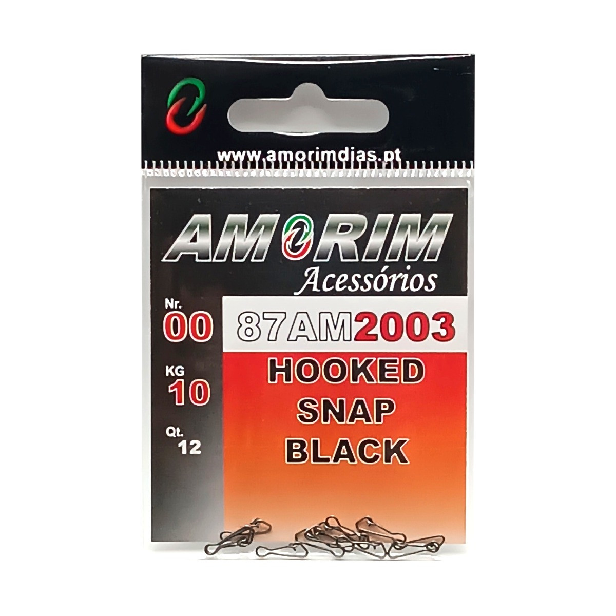 Clip Amorim 2003 Hooked Snap 12un Nº00 | Nauticmar