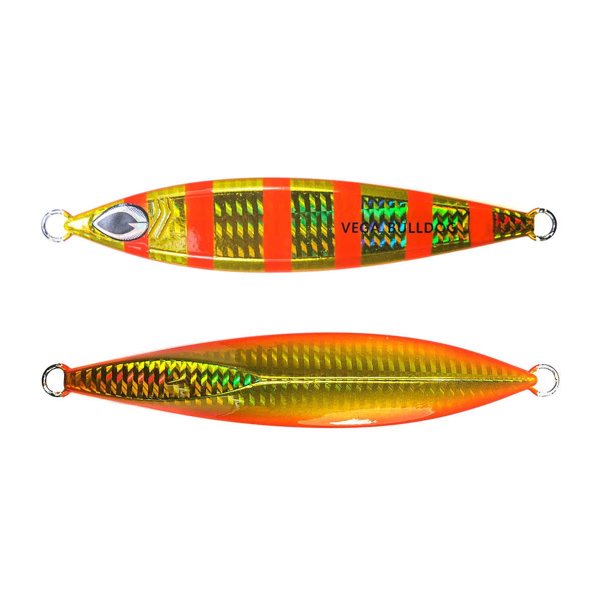 Zagaia Vega Bulldog Slow Jig 150g 04 Orange Zebra | Nauticmar