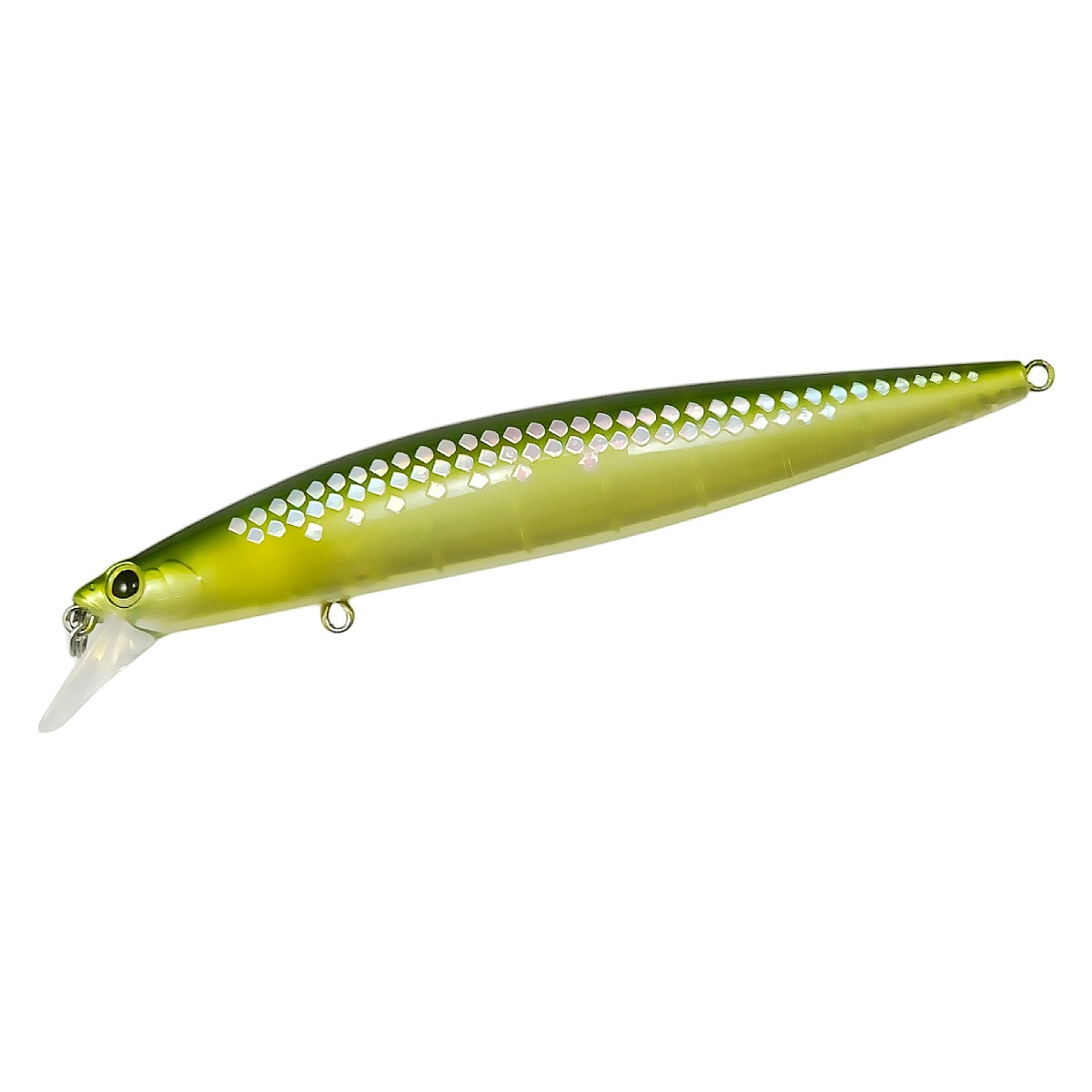 Amostra Vega Missile Minnow 120SU 08 Green Scales | Nauticmar