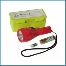 Lanterna Led com pilha e lâmpada suplente