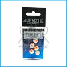 Flutuador em Cortiça Jenzi 10mm Branco com Pintas