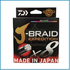 Multifilamento Daiwa J-Braid Expedition x8 Multicor 0.16mm 300m (NOVIDADE DAIWA 2024)