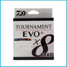 Multifilamento Daiwa Tournament 8 Braid EVO + Multicor 0.12mm 300m