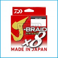 Multifilamento Daiwa J-Braid Grand x8 Cinza 0.18mm 135m