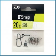 Clip Daiwa Egg Snap 15Kg 20pcs
