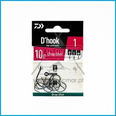 Anzol Daiwa D'Hook Drop Shot nº1 10un