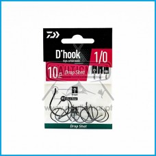 Anzol Daiwa D'Hook Drop Shot nº1/0 10un