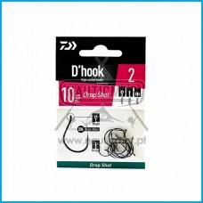 Anzol Daiwa D'Hook Drop Shot nº2 10un