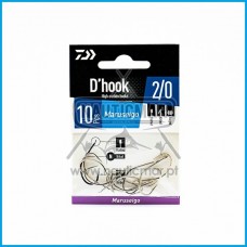 Anzol Daiwa D'Hook Maruseigo nº2/0 10un