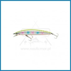 Amostra Daiwa D’Minnow SW 130F 23g Laser Chart Rainbow