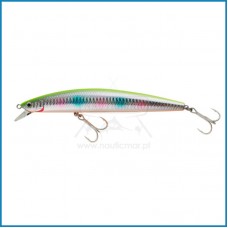 Amostra Daiwa D’Minnow SW 150F 31,5g Laser Chart Rainbow