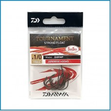 Anzol Daiwa Tournament Strong Float Hook SaqSas Shrimp nº1/0 10un