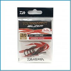 Anzol Daiwa Tournament SaqSas Chinu Ring nº2/0 6un