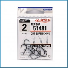 Anzol Owner 51481 Cut Super Chinu nº2 10un