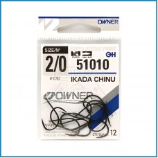 Anzol Owner 51010 Ikada Chinu nº2/0 12un