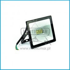 Projector LED 20W 6500K Preto Glass IP65 220V