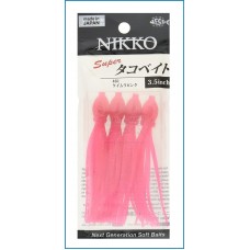 Polvo de Vinil Nikko 8,89cm UV Rosa 4un