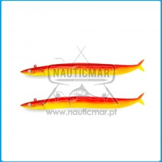 Combo Duplo Fiiish Crazy Sand Eel 180 - Offshore 35g - Mango Juice