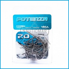 Anzois Vega Potenza Chinu Argola 4269BN nº2/0 25u