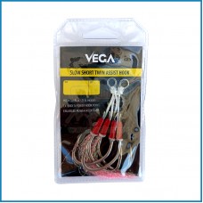 Assist Vega Slow Short Twin Red Flash nº1/0 2pcs