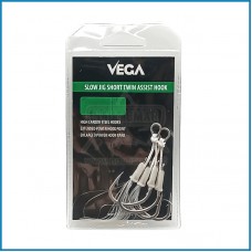 Assist Vega Slow Short Twin White Flash nº1/0 2pcs