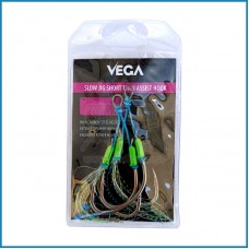 Assist Vega Slow Jig Short Twin Rainbow nº4/0 2pcs