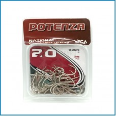 Anzois Vega National Flatted 9284 NI nº2/0 25u