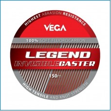 Linha Vega Legend Invisible Caster Fluorocarbon 0.24mm 150m