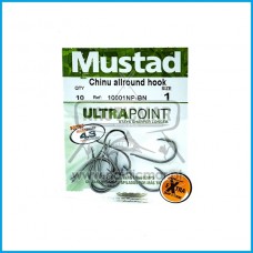 Anzois Mustad Chinu AllRound Ref.10001NP BN Nº1