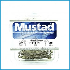 Anzóis Mustad Crystal Ref.515 NI nº2/0 Cx25