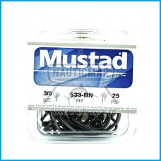 ANZOIS MUSTAD ROUND REF.533 BN nº3/0 CX25