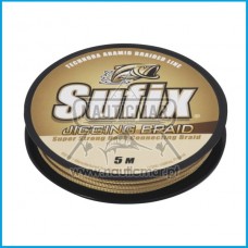 Linha para Assist Sufix Jigging Braid 50Kg 110LB 5mt