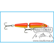 AMOSTRA RAPALA JOINTED FLOATING J-13 13cm Gold Fluorescent Red
