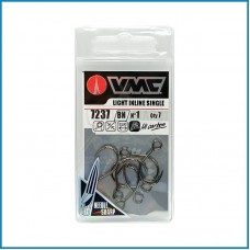 Anzóis VMC 7237 BN Nº1 Inline Predator Light – 7 Unidades