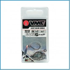 Anzóis VMC 7237 BN Nº2 Inline Predator Light – 7 Unidades
