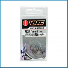 Anzóis VMC 7237 BN Nº4 Inline Predator Light – 7 Unidades