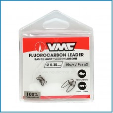 Clip com Leader VMC 0.35mm 40cm 2pcs