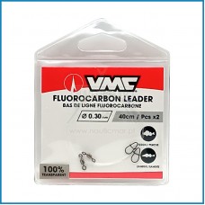 Clip com Leader VMC 0.30mm 40cm 2pcs