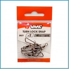 Destorcedor VMC 3521 Turn Lock Snap nº2 40kg 6pcs