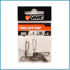 Destorcedor VMC 3521 Turn Lock Snap nº4 35kg 6pcs