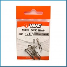 Destorcedor VMC 3521 Turn Lock Snap nº6 25kg 6pcs